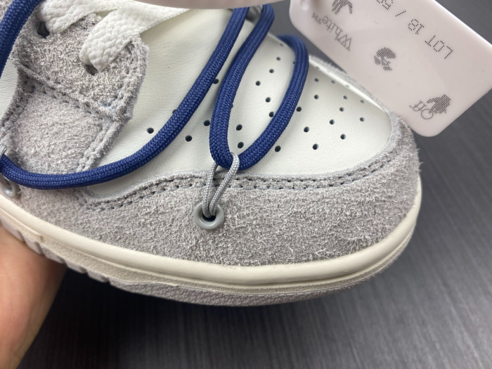 nike dunk low off-white lot 18 dj0950-112