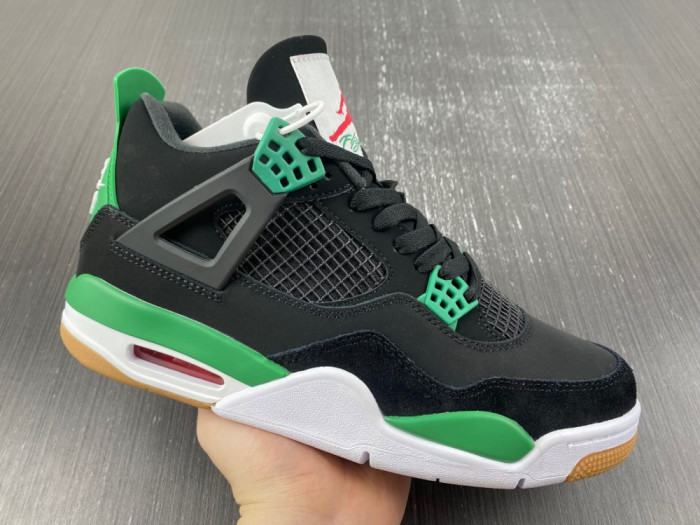 nike sb x air jordan 4 black green 2023 dr5415-030